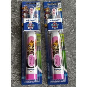 Spinbrush Paw Patrol Skye. Battery Powered Toothbrush: New Sealed 2 Pk